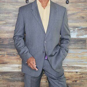 NWT Paul Smith London Byard LUXURY Made in Italy Suit 44R X 36W $1,600